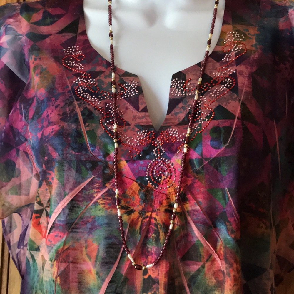 Garnet necklace